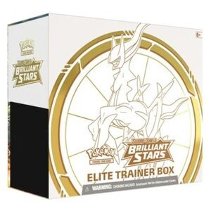 Sword and Shield Brilliant Stars Elite Trainer Box Factory Sealed!